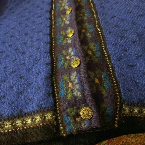 Vintage Tally-Ho Wool Button Cardigan Size S - Picture 8 of 8